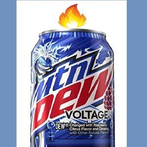 12oz Mountain Dew Voltage Soda Can Candle Candles Handcrafted in TN GREAT GIFT